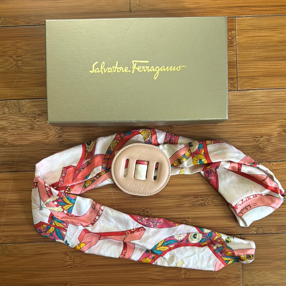 Salvatore Ferragamo Pink Belt Accessory
